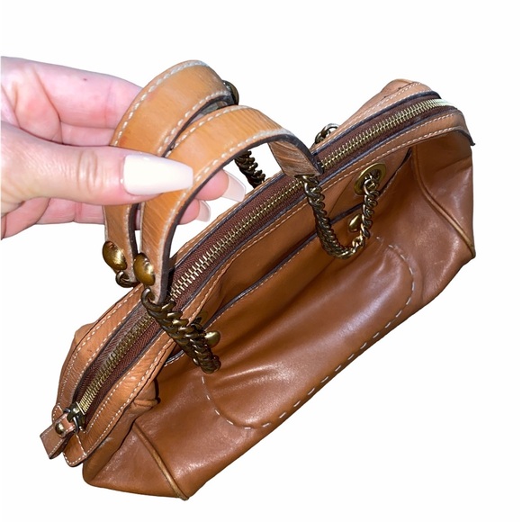 Talbots brown leather bag - Picture 8 of 11
